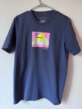 Adidas Skateboarding x Mark Gonzales Art Tee - Gray M